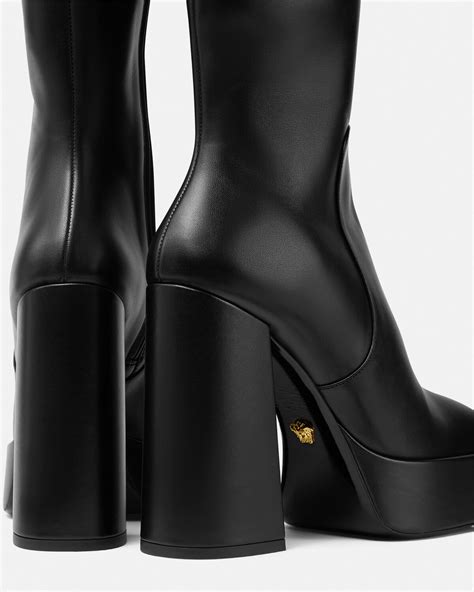 versace womens boots|versace aevitas platform boots.